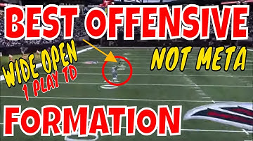 MADDEN 19 BEST OFFENSIVE FORMATION THAT NOBODY USES. BEATS EVERY COVERAGE. 1 PLAY TDs 🔥 NOT META