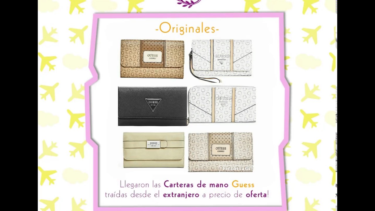 Billeteras Guess Originales - YouTube