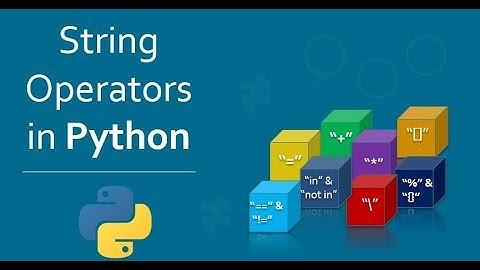 Python series session 10 ( String Operators|String Concatenation|String Replication)