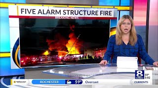 Massive fire at Pallet Express under investigation