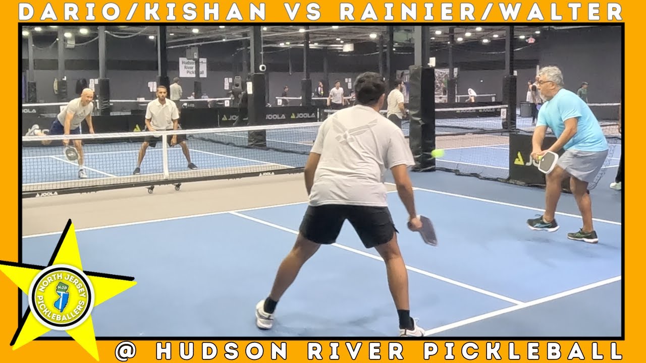 Dario/Kishan VS Rainier/Walter @ Hudson River Pickleball