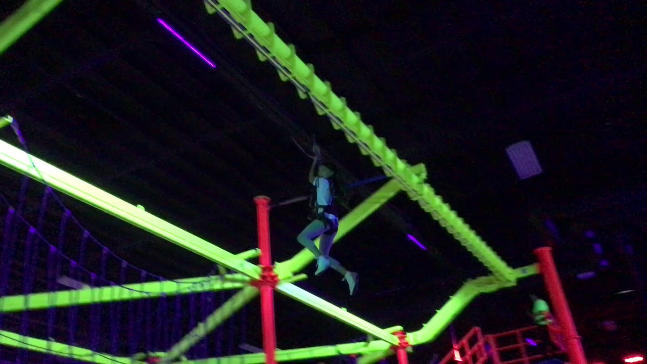 GLOW ZONE ZIPLINE!!🦄👑 YouTube