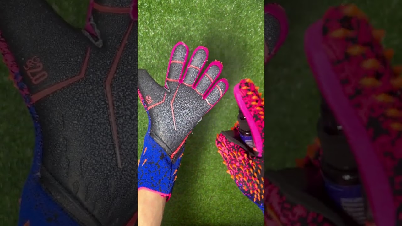 Trying TikTok Shop gloves & grip spray 😭 #shorts