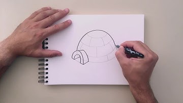 How To Draw Igloo
