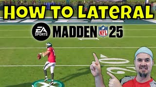How to Lateral in Madden 25