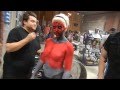 Rudy Campos of RC Creations body painting Darth Maul pt. 1