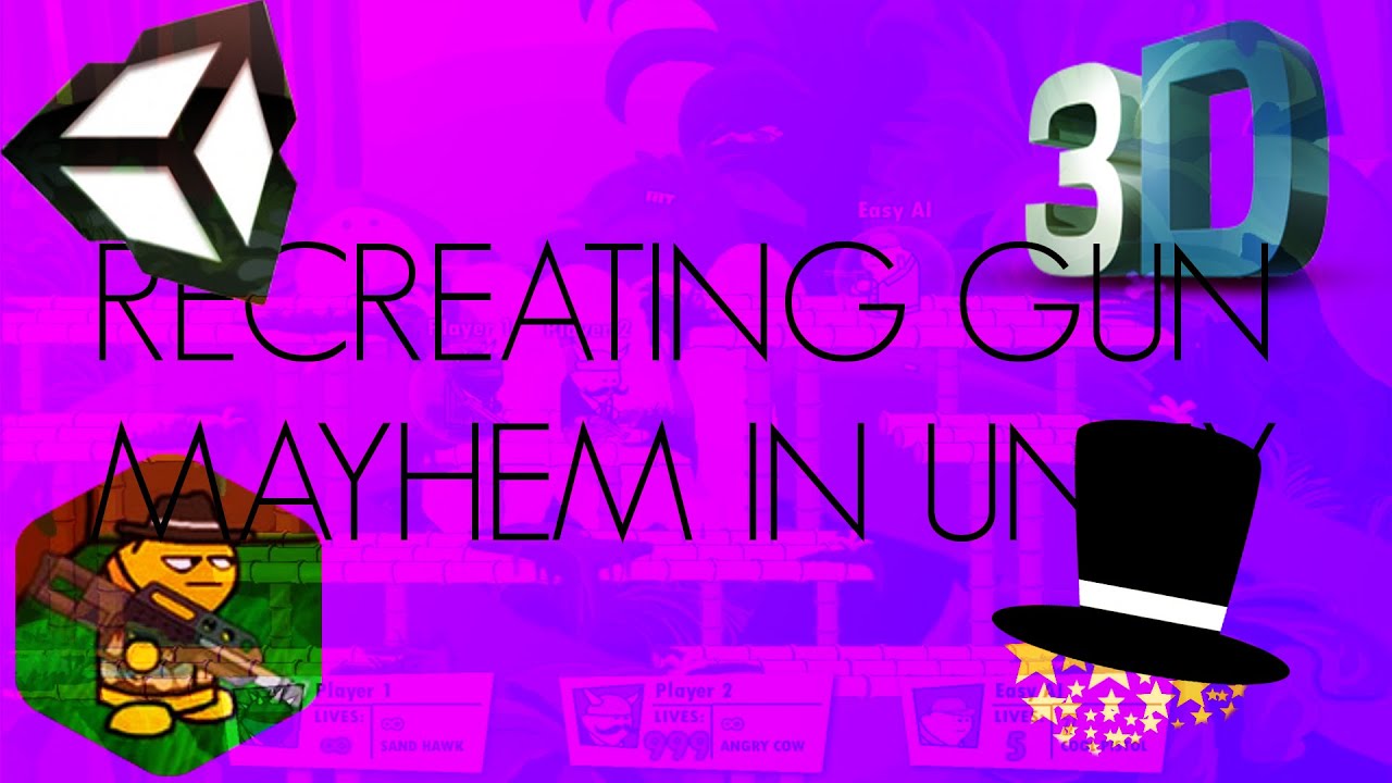 Unity3d - How to make a game like Gun Mayhem Part 1 - Players - YouTube