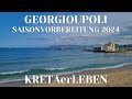 Georgioupoli  saisonvorbereitungen 2024 auf kreta
