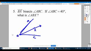 Geometry Chapter 1 Practice Test 2 #5