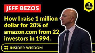 jeff bezos: how i raise 1 million dollar for 20% of amazon.com from 22 investors in 1994. #shorts