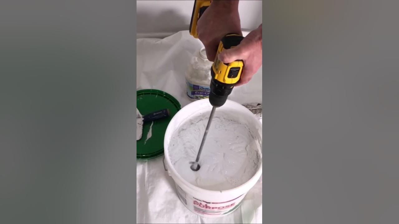 How To Mix Up Joint Compound For Skim Coating! YouTube