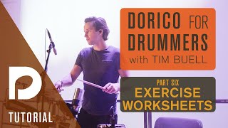 Dorico for Drummers with Tim Buell | Part 6: Exercise Worksheets and Quick-Reference Charts