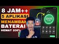 5 Aplikasi Penambah Usia Baterai di Semua Android 2026 | Nomor 5 Paling Ampuh dan Sakti!🔥