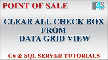 Point of Sale with C# and SQL Tutorial - Check box in datagrid | Data Entry Validation in C#