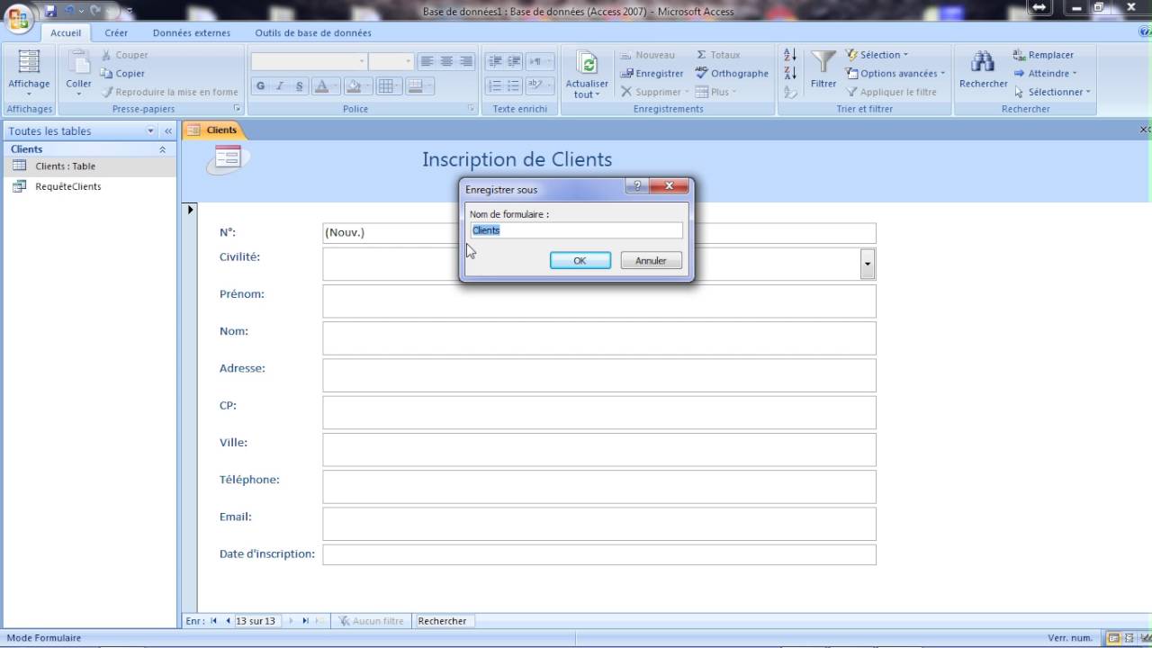Access Cr er Sa Premi re Base De Donn es Access Cr ation D un Access Cr Er Sa Premi Re Base De Donn Es Access Cr Ation D Un