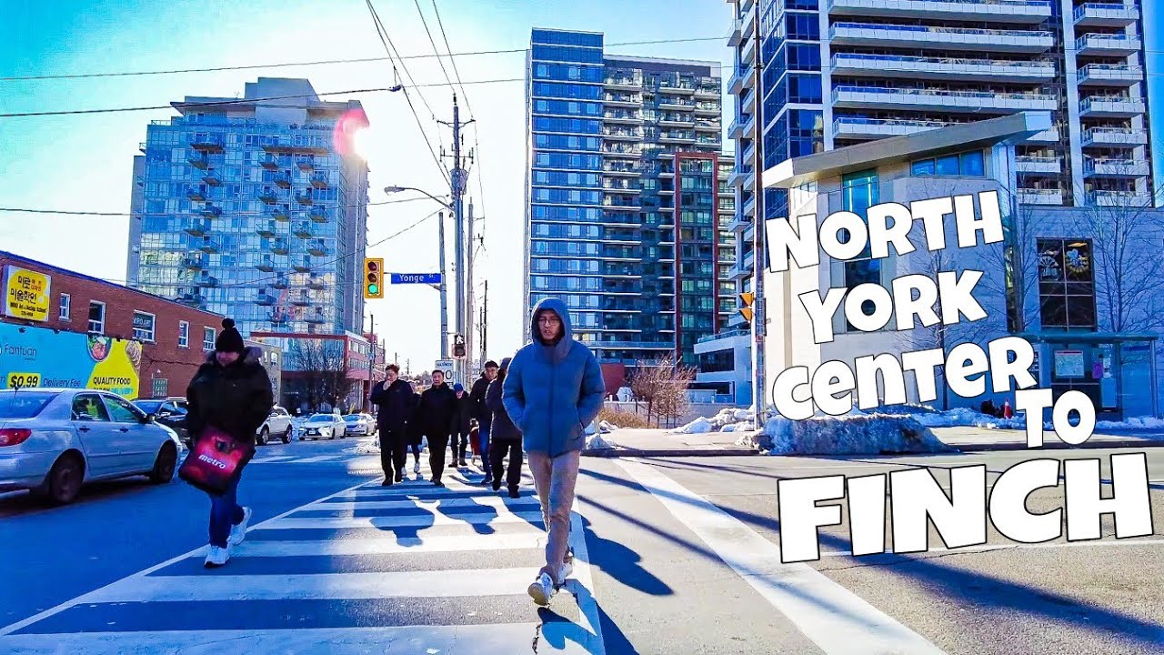 north-york-center-to-finch-by-walk-4k-youtube