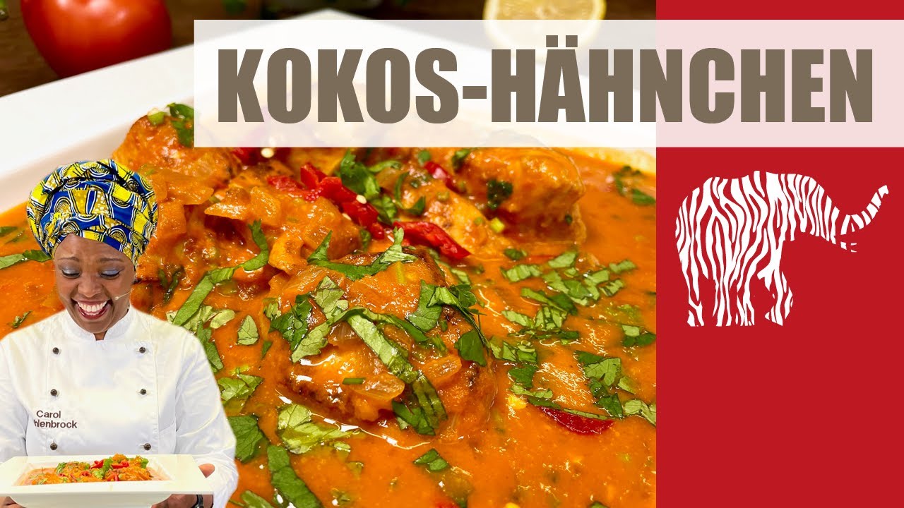 Kuku wa Nyanya - Hähnchen in Tomaten-Kokos-Sauce