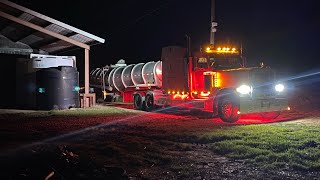 806 Driver B&B Trucking, Memphis Tx to Yazoo City Ms, fertilizer tanker run, Trucker Vlog