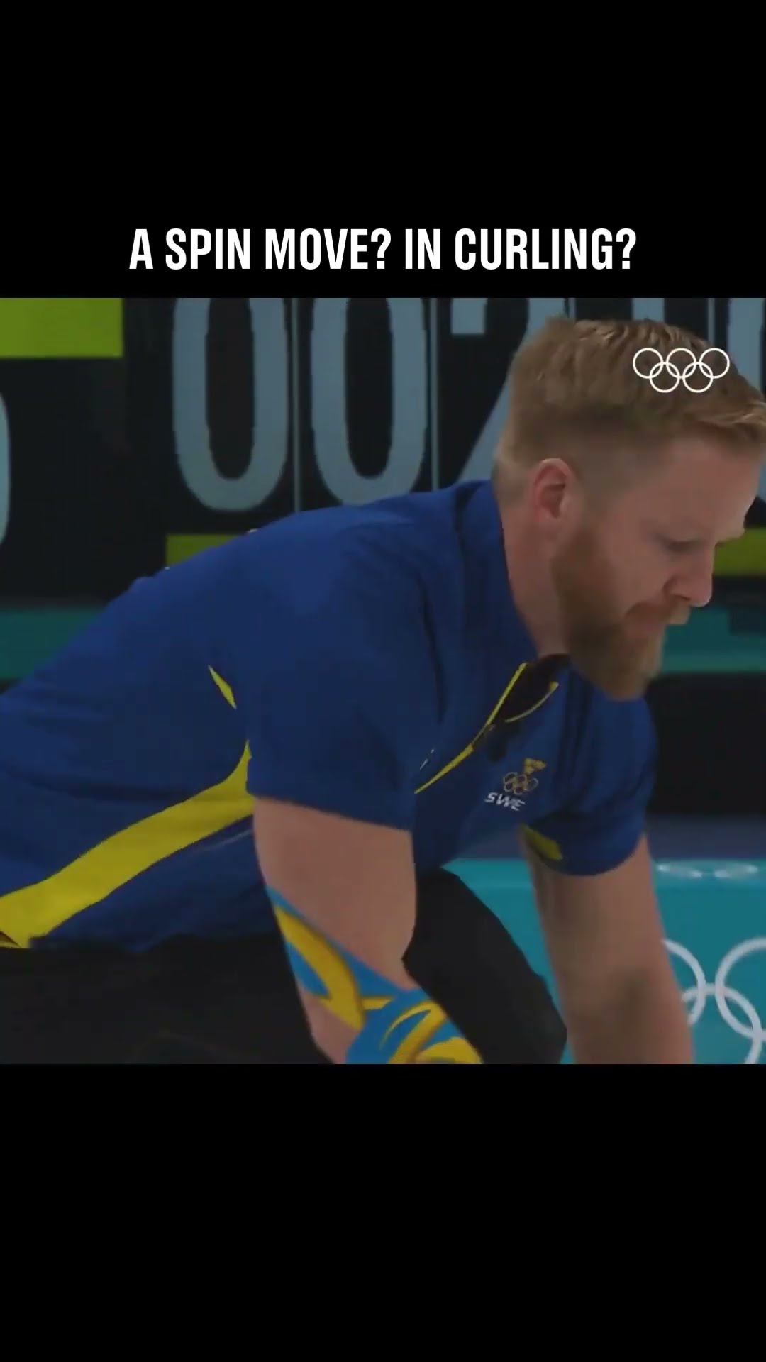 Niklas Edin had some FUN with the final shot of this match at PyeongChang 2018. #Olympics
