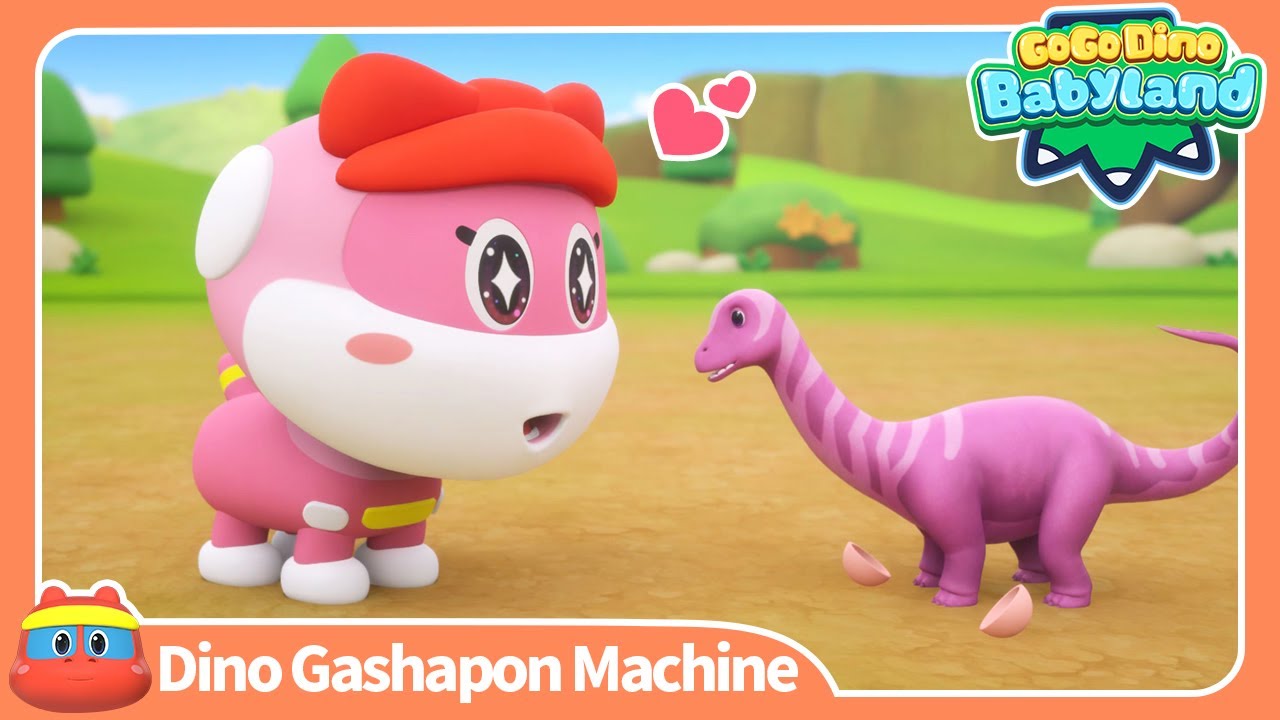 Learn Colors w/ Machines | Dinosaur Gashapon Machine | Kid Education ...