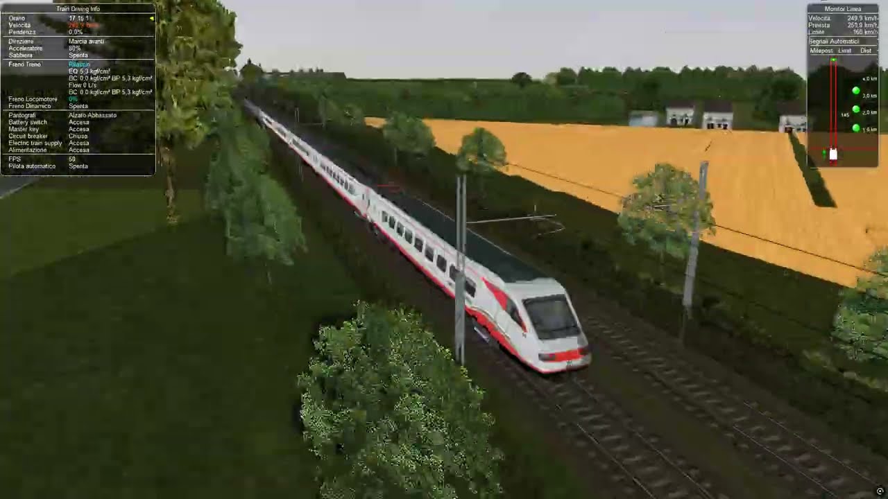 Viaggio da Roma Termini a Genova Piazza Principe con il Freccia Bianca svolto con l'etr460 FB 3Pt.