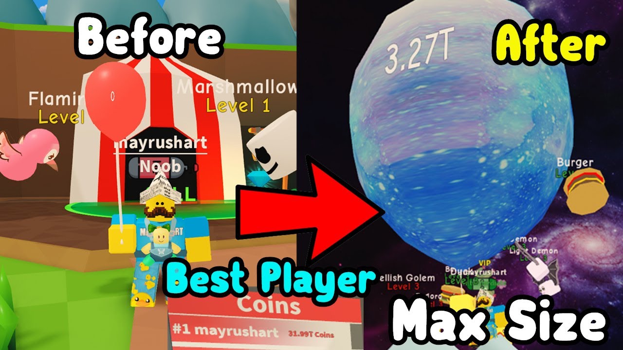 Buying The Infinite Size Balloon Number 1 Best Player Leaderboard