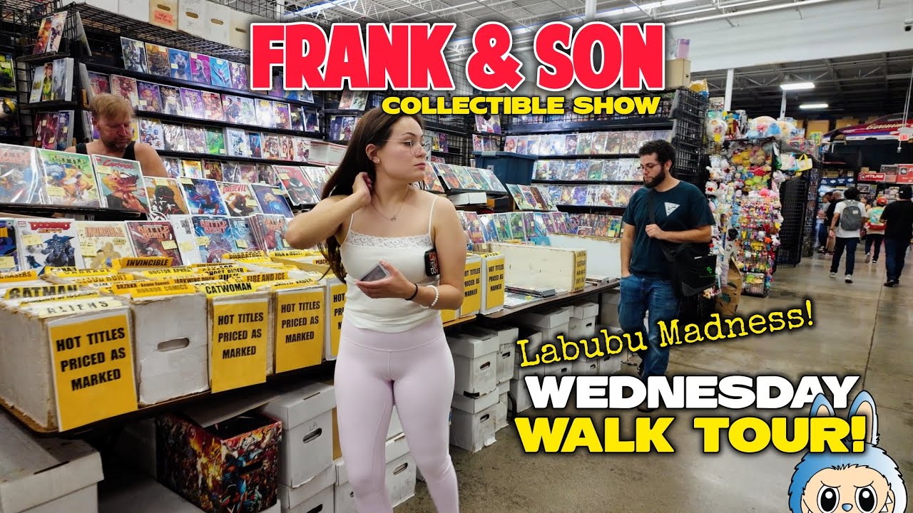 Frank and Son Collectible Show Walk Tour: Labubu & More Rare Finds!