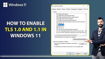 How to Enable TLS 1.0 and 1.1 in Windows 11 PC or Laptop | Quick and Easy to Enable TLS