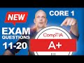 CompTIA A+ Practice Exam Test for CORE 1 (220-1201) with 10 questions.