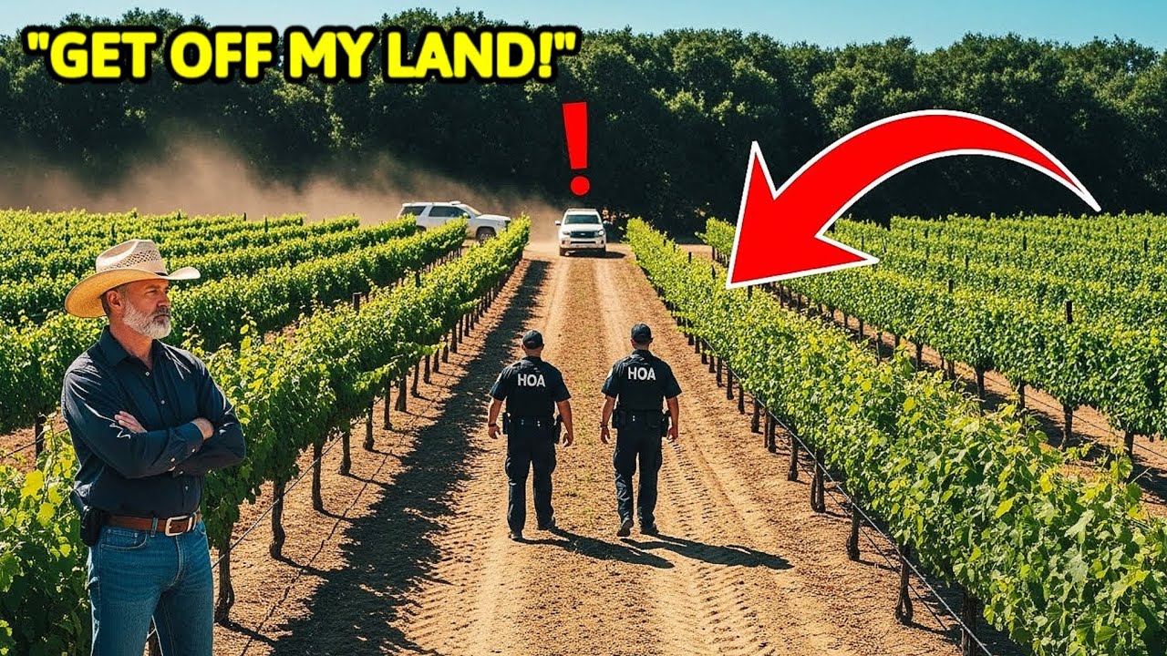 HOA Officer Trespassed on My Vineyard — I’m Not Even in Their HOA, and They Regret It!