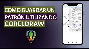 Cómo Crear y Guardar un Patrón Personalizado Utilizando CorelDRAW