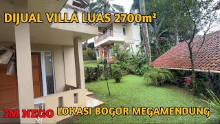 DIJUAL Vila lokasi gadog ciawi | Lahan 2.700 m², Dua Bangunan | 3M NEGO