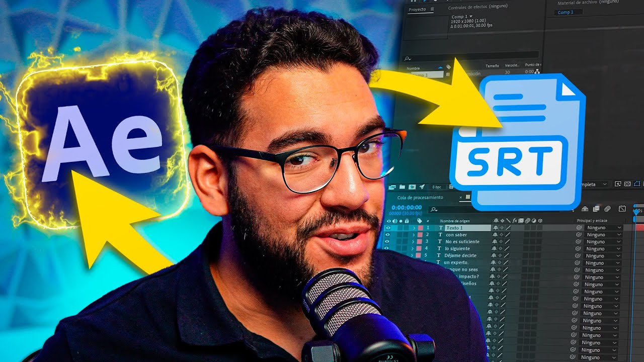 ✅ Crea subtitulos AUTOMATICOS en Premiere Pro y After Effects con este SCRIPT GRATUITO