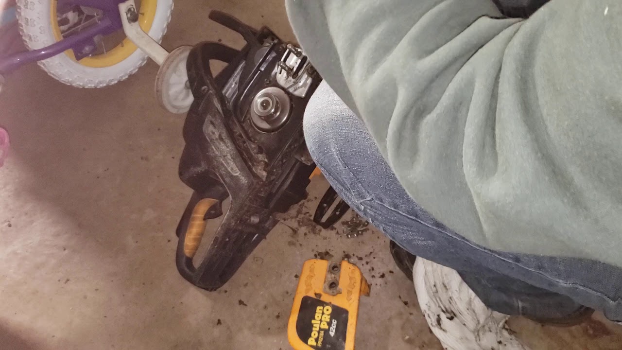 DIY, How to on a PoulanPro PP4218A Chainsaw, Saw Chain Replacement