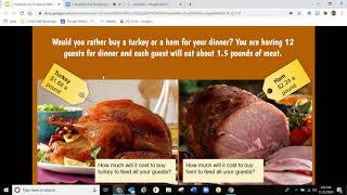 2 3 Thanksgiving Shopping Math Activity   Google Slides