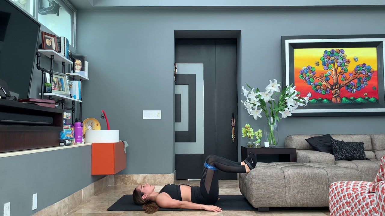 Banded Feet Elevated Glute Bridge YouTube