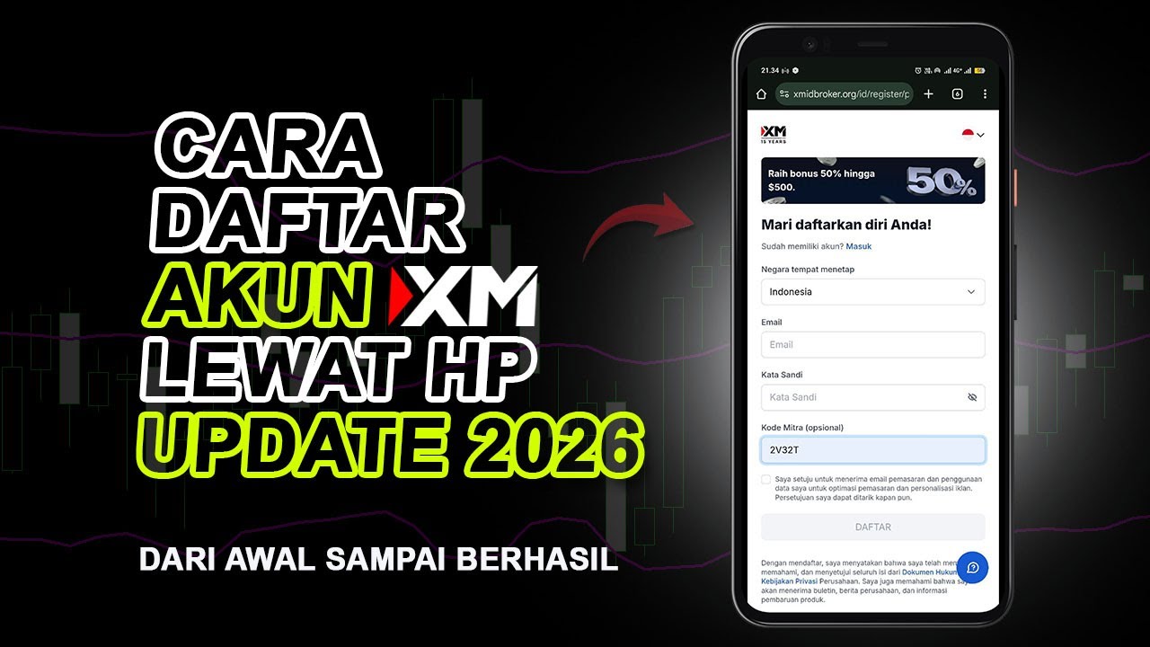Cara Daftar XM Broker di Android dan iPhone untuk Pemula Tahun 2026 ...