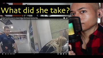 Entitled Tourist Loses it in Airport When She Doesn