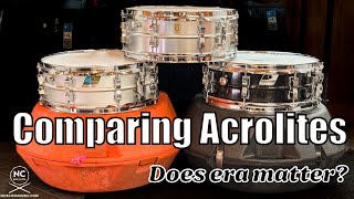 Comparing Ludwig Acrolites! Does the era really matter?