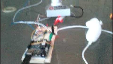 Arduino + Wii Nunchuck + Cheap missile toy
