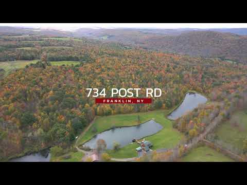 734 Post Rd., Franklin, NY home video tour