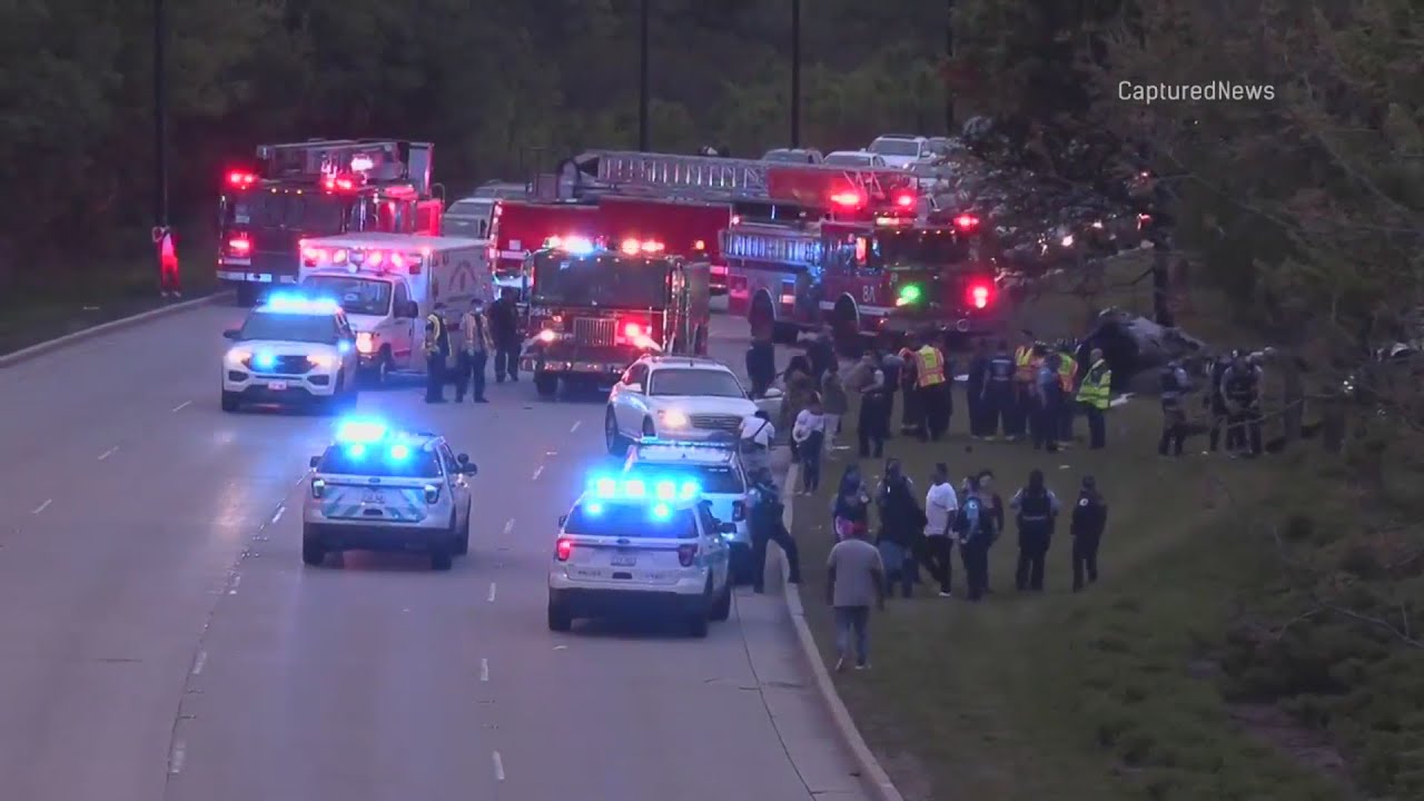 One dead, one critical after fiery vehicle crash on Lake Shore Drive ...