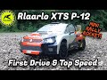 Rlaarlo XTS P-12 First Drive &amp;Top Speed Test. Mini Rally Car Rocket!