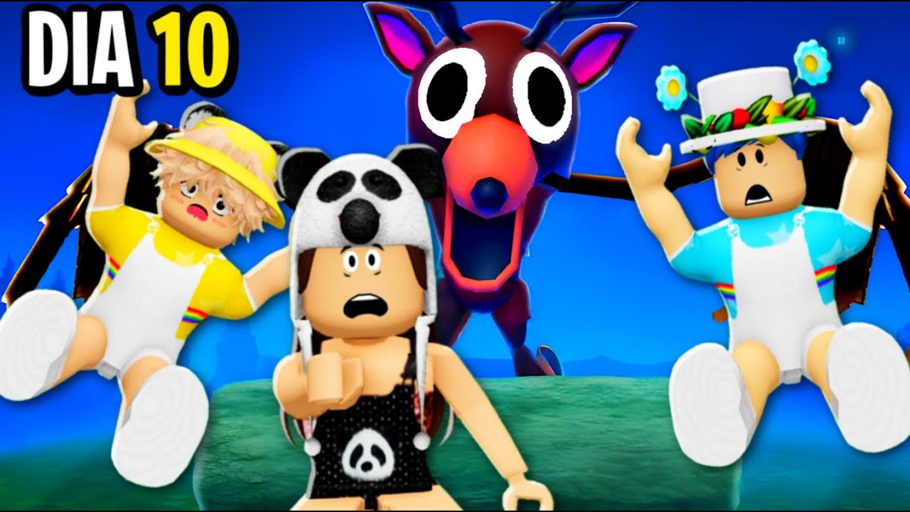 TENTAMOS SOBREVIVER 99 NOITES NA FLORESTA no ROBLOX - YouTube