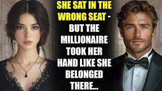 Famous She Sat in the Wrong Seat - But the MILLIONAIRE Took Her Hand Like She Belonged There... Wealth
