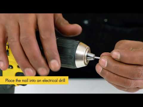 How to make a pilot hole without a drill bit