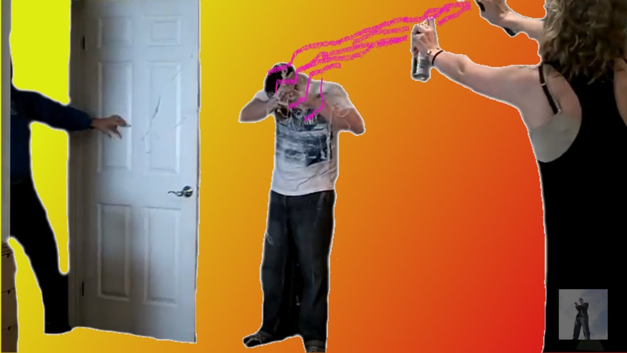 Guy Almost Chokes on Silly String Prank... Surprise! - YouTube