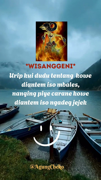 Story WA Wisanggeni si anak ajaib