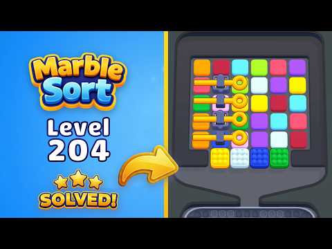 Marble Sort Level 204 Walkthrough & Solution