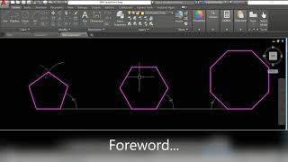 How to construct a Pentagon & Hexagon Using a Side and a Semi-Circle